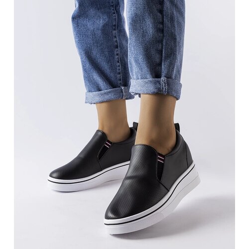 Gemre Black Wedge Sneakers Dionisia Cene