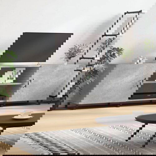 vidaXL TV ormarić boja betona 150x30x50 cm od konstruiranog drva Cene