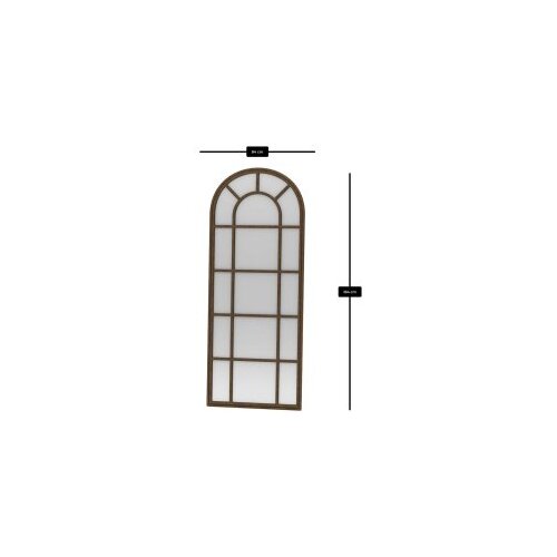 Hanah home podno ogledalo penc, 80 cm x 180 cm, braon Slike