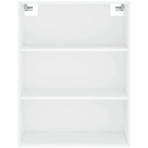 VidaXL Visoka omara bela 69,5x34x180 cm inženirski les Slike