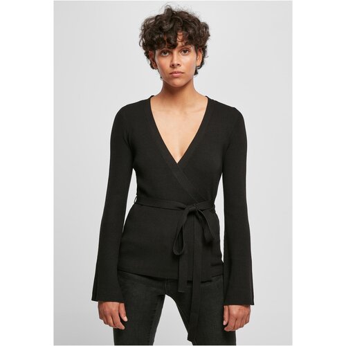 UC Ladies Ladies Rib Knit Wrapped Cardigan black Slike