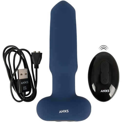 Anos RC Flicking Tongue Butt Plug Blue Slike
