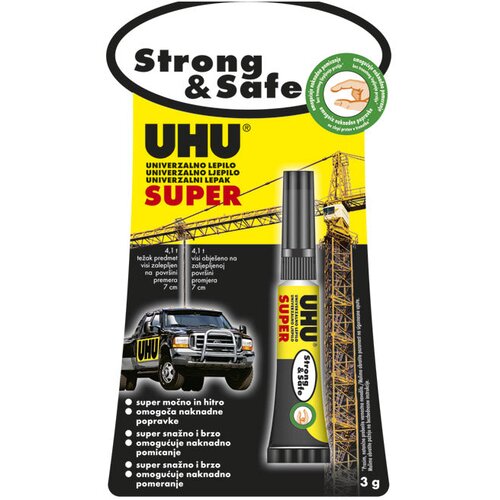  LJEPILO TRENUTAČNO 3G SUPER STRONG&SAFE UHU L0180020 BLISTER Cene