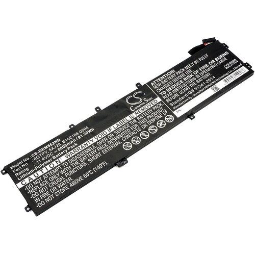  baterija za dell xps 15 7590 / precision 15 5520, 8000 mah Slike