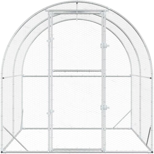  Koko&amp;scaron;injac Srebrna 200 x 200 x 200 cm Pocinčani čelik Slike