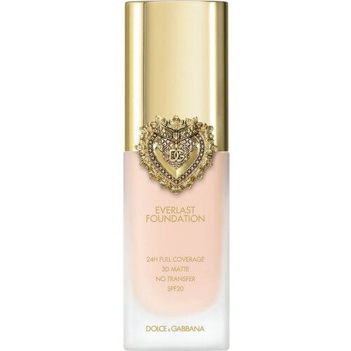 Dolce &amp;amp; Gabbana Flawless Everlast Foundation intenzivni prekrivni tekoči puder z dolgoobstojnim učinkom SPF 20 odtenek 01N LIGHT 27 ml Slike