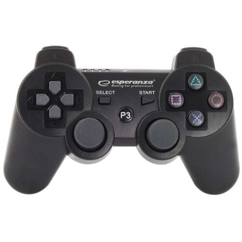 Esperanza Game Pad WIRELESS GAMEPAD PS3 MARINE BLACK, EGG109K Slike