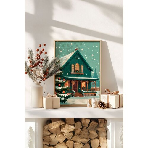 Wallity uramljena slika Nwyearsngmdl7, 33x48 cm Cene