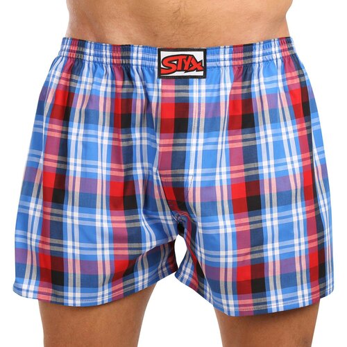 STYX Men's shorts classic rubber oversize multicolor Slike