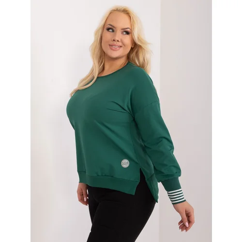 RELEVANCE Blouse-RV-BZ-9145.02-dark green