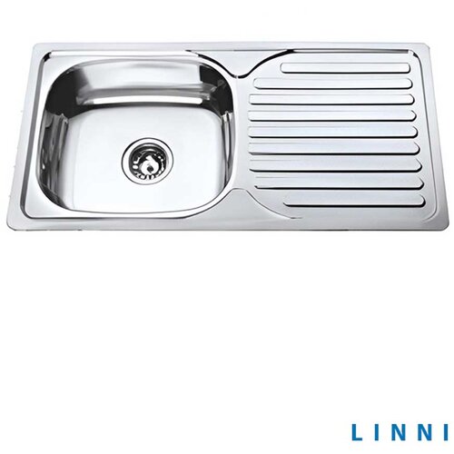 Linni Ugradna sudopera 7843 A/L Inox &amp;oslash;90 78x43,5cm Slike