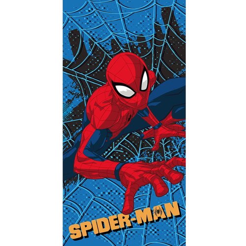 Jerry Fabrics Crveni/plavi dječji ručnik od mikrovlakana 70x140 cm Spider-man – Cijene