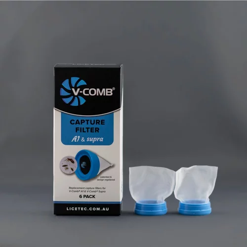 V Comb Licetec V-Comb Capture filteri za električni češalj/usisavač za uši, 6kom