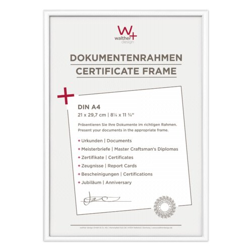 Walther new lifestyle 21x29,7 plastic white din A4 KV130W Slike