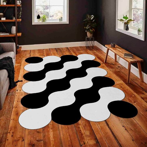 Conceptum Hypnose tepih, 120x180cm, crno-bijeli Cijene