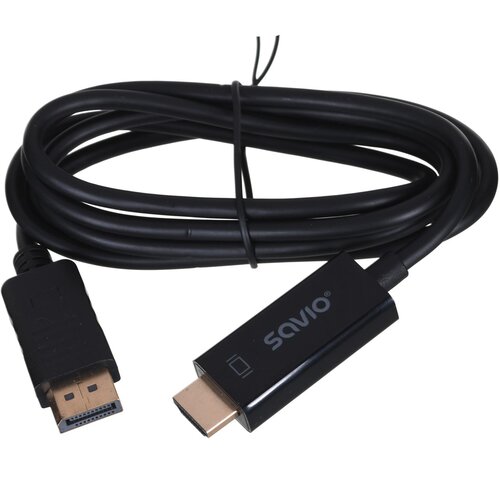Savio CL-56 video cable adapter 1.5 m DisplayPort HDMI Type A (Standard) Black Cijene