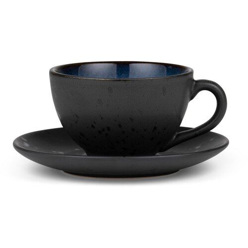 Bitz Crna/plava keramička šalica za cappuccino 240 ml Dark Blue/Black – Cijene