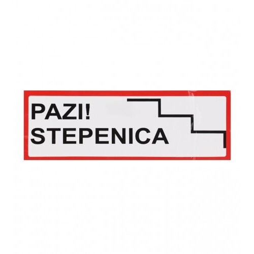Master Naljepnica PAZI STEPENICA 10x30cm M50859 Slike
