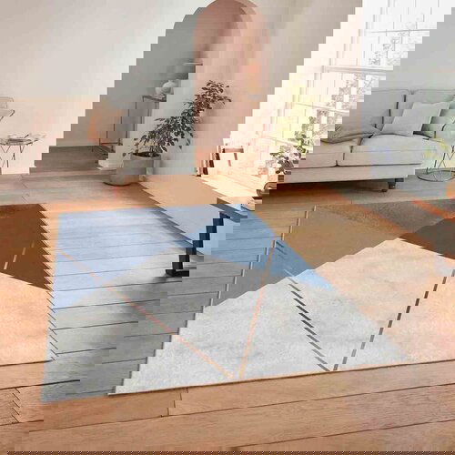 Conceptum Hypnose tepih HM-CRP25-51, pravougaoni, 160x230 cm, sivo-plavi Cene
