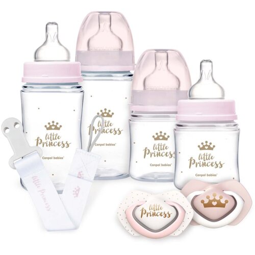 Canpol Royal Baby Set darilni set za otroke od rojstva Pink 1 kos Cene
