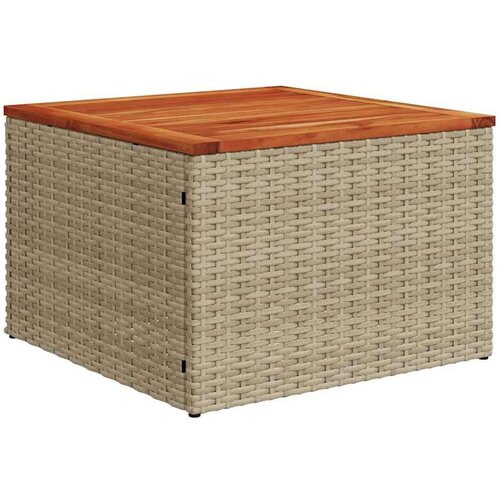 VidaXL 8-dijelni set vrtnih sofa od poliratana s jastucima bež Slike