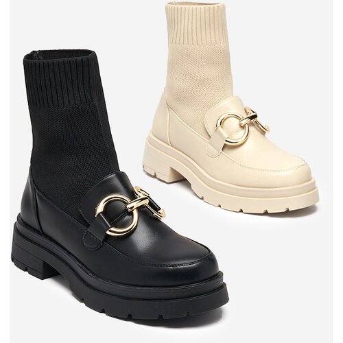 Resti Beige women's high-top Qenarisa shoes - Footwear Cene