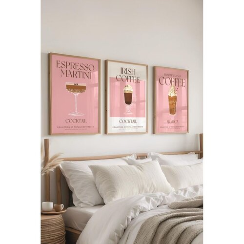 WALLXPERT Ç-300538 - 3040 set dekorativnih slika u više boja (3 komada) Cene