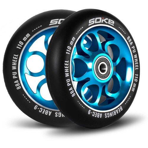 Janshop 110 mm Scooter Wheels Blue 2 PCS., (21225904) Slike