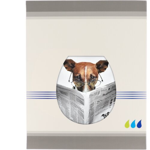 Tendance wc daska mdf sa inox okovima, karamel Slike