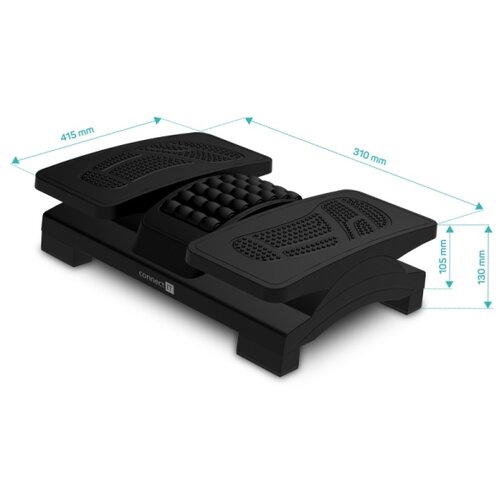 Connect IT CFH-4105-BK - Podesiva podloga za noge, crna Slike