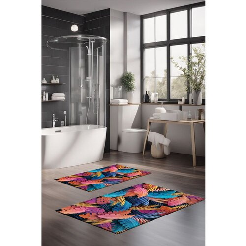 CT-5307 multicolor bathmat set (2 pieces) Cene