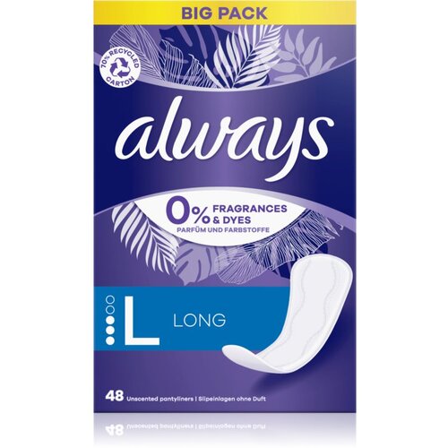 Always Daily Protect Long dnevni vložki brez dišav 48 kos Cene