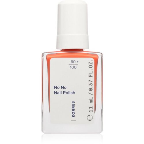 Korres No No Nail Polish negovalni lak za nohte odtenek 43 Summer Peach 11 ml Cene