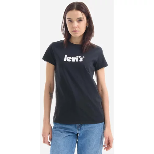 Levi's Bombažen t-shirt črna barva