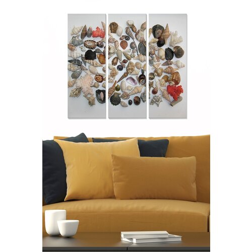 Wallity MDF1327416 multicolor decorative mdf painting (3 pieces) Slike