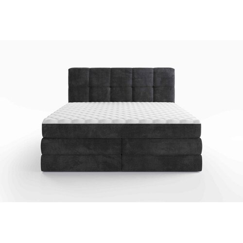 Esposa BOXSPRING POSTELJA 160 cm x 200 cm , tekstil temno siva Slike