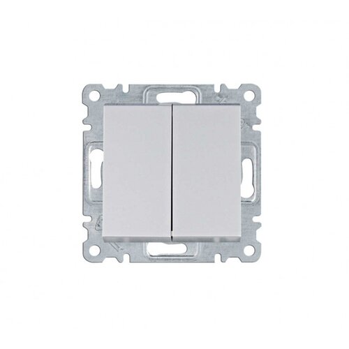 HAGER prekidač izmjenični 10A 2S lumina sivi WL0052 Slike