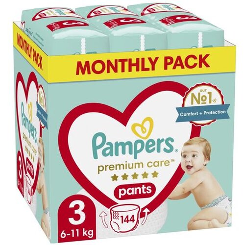 Pampers pelene premium pants msb 3 144kom Cene