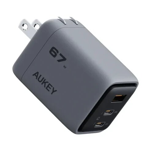Aukey Kućni punjač PA-C3 Fast 3-port 67W GaN Slike