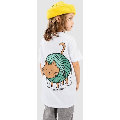 Blue Tomato Yarned Around Kids T-shirt white Cene