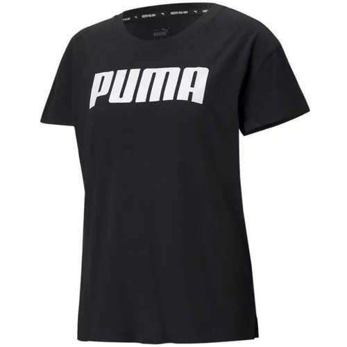 Puma Majice s kratkimi rokavi Tshirt Damski Rtg Logo Tee Črna