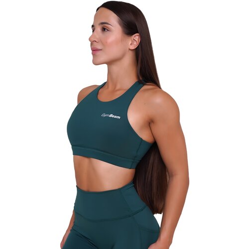 GymBeam Sportski grudnjak Ignite Dark Green Slike