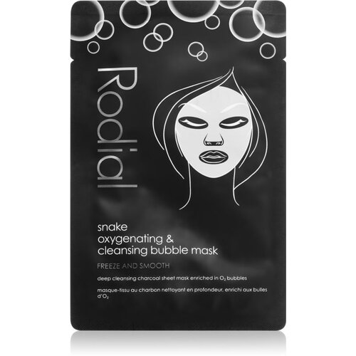 Rodial Snake Oxyganating & cleansing bubble mask maska za čišćenje i detoksikaciju s aktivnim ugljenom 1 kom Cijene