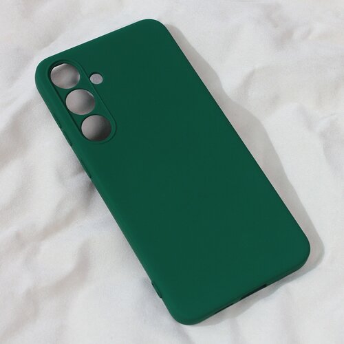 Torbica teracell soft velvet za samsung S926B galaxy S24 plus tamno zelena Slike