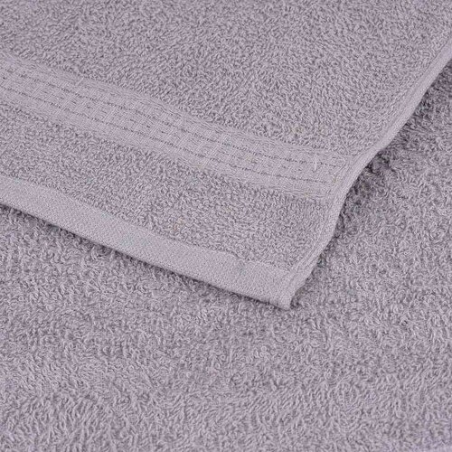  Ručnici za kupanje FROGN 10 kom sivi 100x150 cm 360 g/m&amp;sup2; Slike