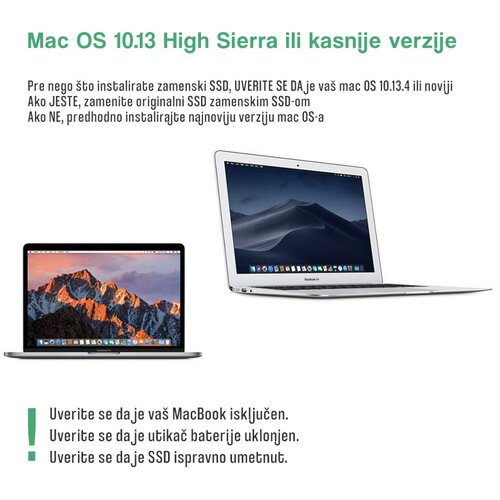  Adapter M.2 nvme za macbook air i pro Slike