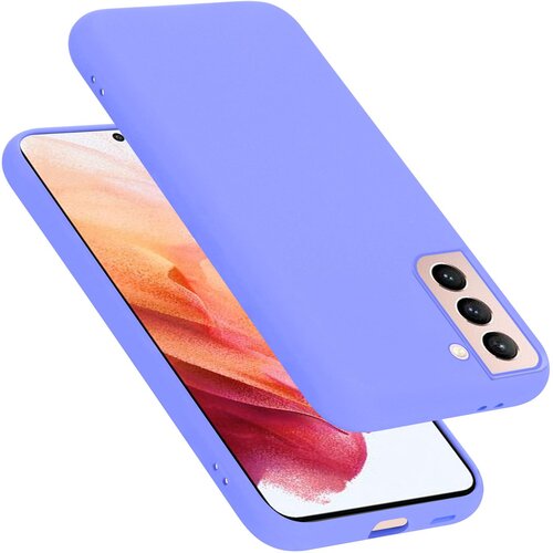 Cadorabo Ohi&amp;scaron;je, združljiv s Samsungom v tekoči lahki vijolični barvi - za&amp;scaron;čitni pokrov iz fleksibilnega silikona TPU, (20587180) Slike