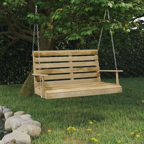 vidaXL Gugalna klop 110 cm impregnirana borovina Cene