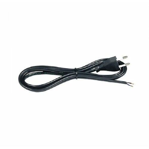 Commel priključni kabl za rasvetu sa sklopkom, crni, 3m H03VVH2-F 2x0,75 C0117 Slike
