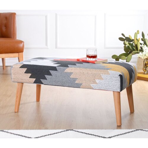 Atelier Del Sofa klupa Beshir v2, 91x42x46 cm, &amp;Scaron;arena Slike